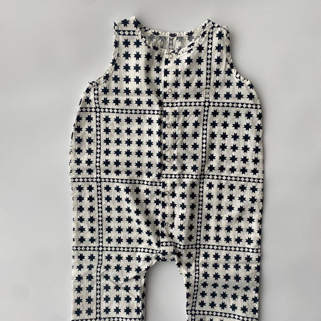 house on the hill ジャンプスーツ　tile 星柄　80