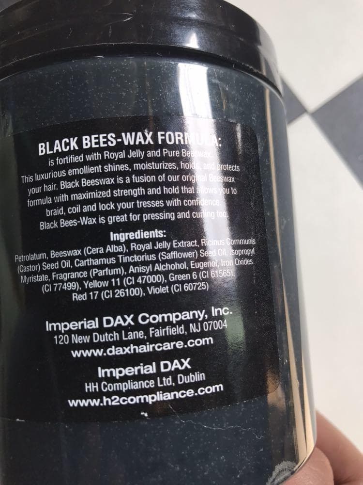 入手困難　DAX BLACK BEES-WAX　ボーナスサイズ17,5oz
