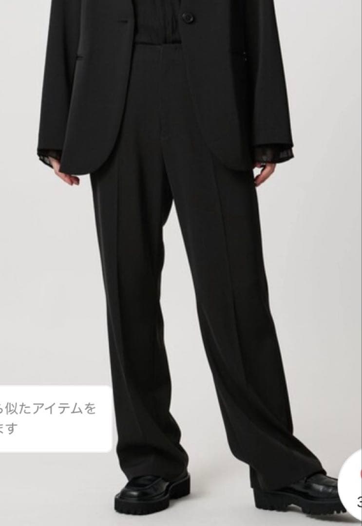 完売品　MARW UNITED ARROWS ツイルフレアパンツ　ブラック40