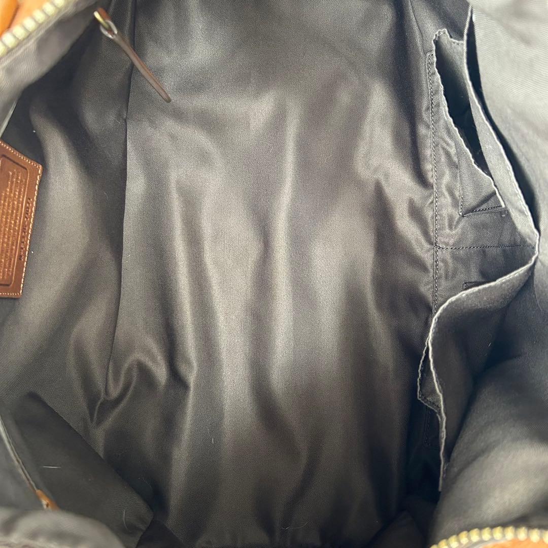 【美品/南京錠付】コーチ 71071 ベンチュラー 2way ボストンバッグ 茶