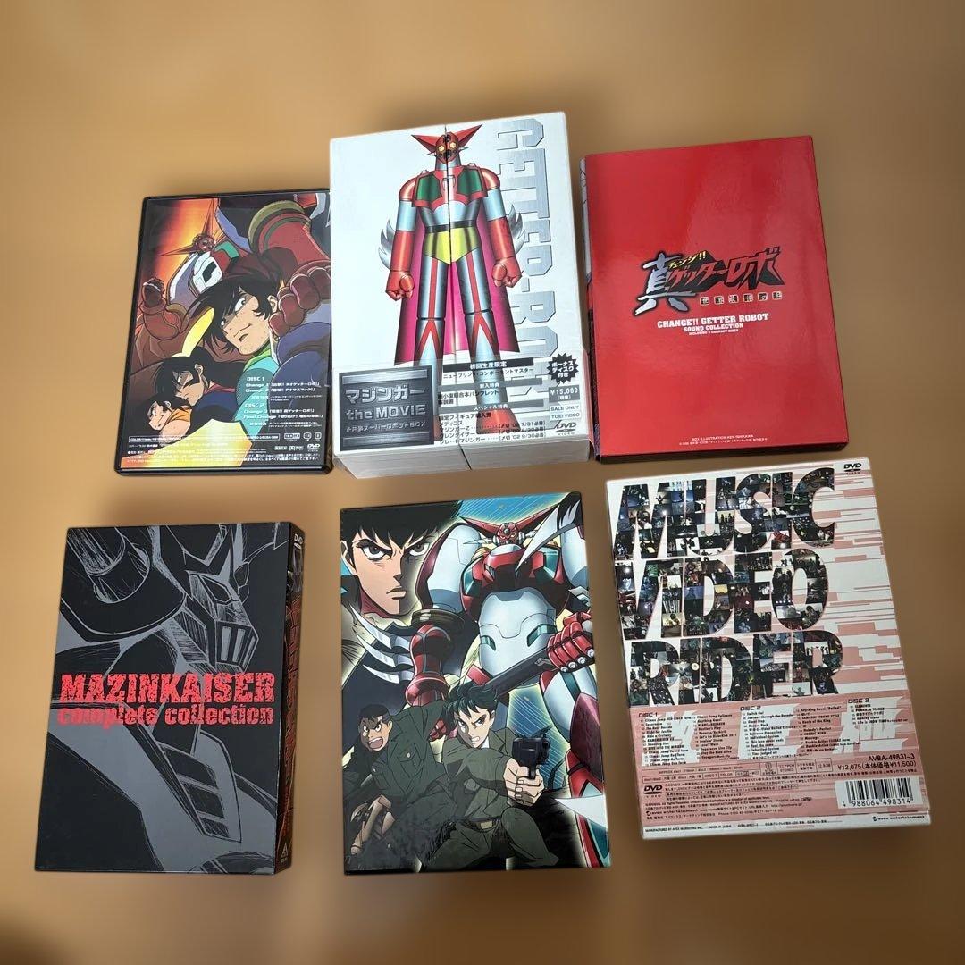 豪華6セットthe Movie 永井豪スーパーロボットBOX、仮面ライダー