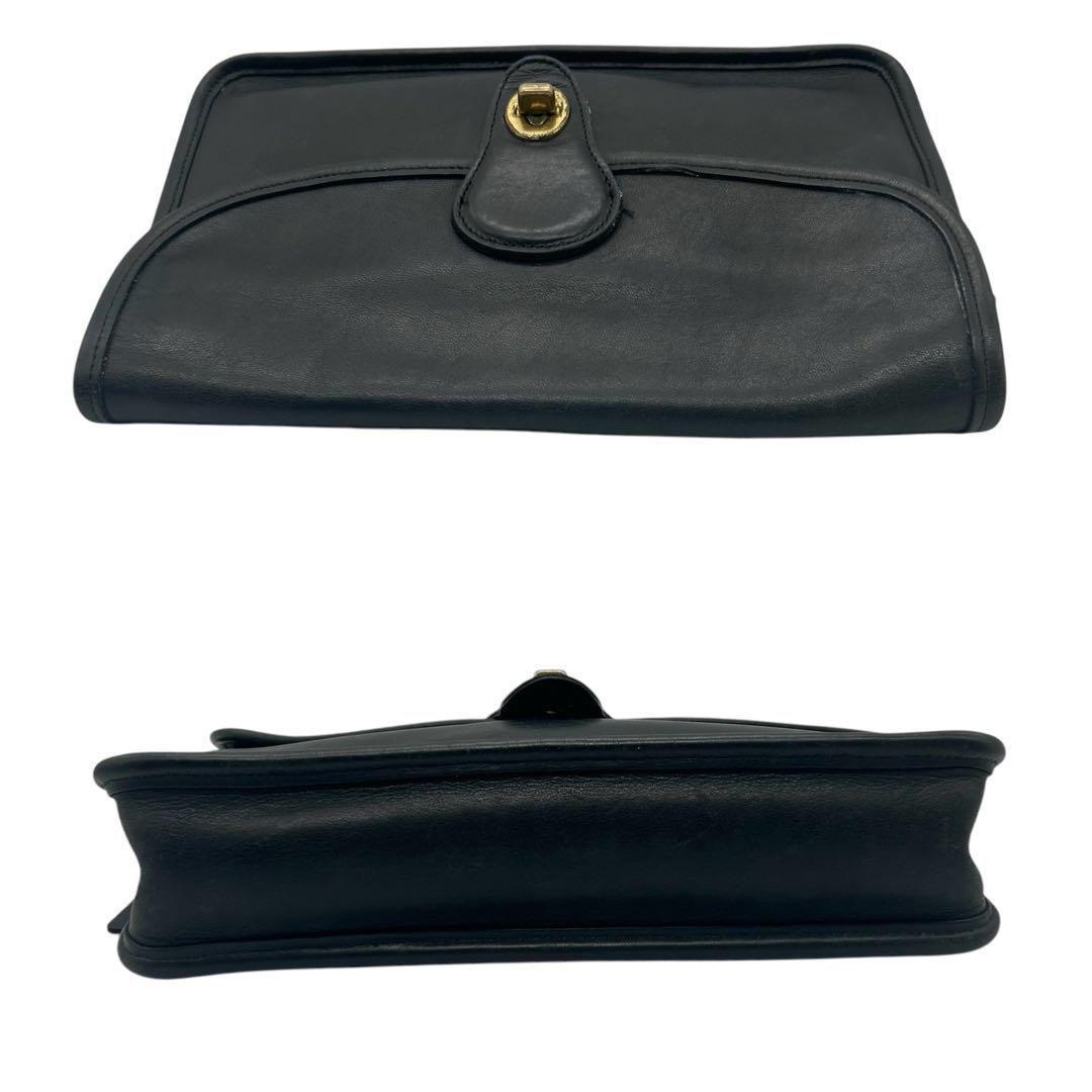 1041 Vintage Coach セカンドバッグ クラッチバッグ 黒