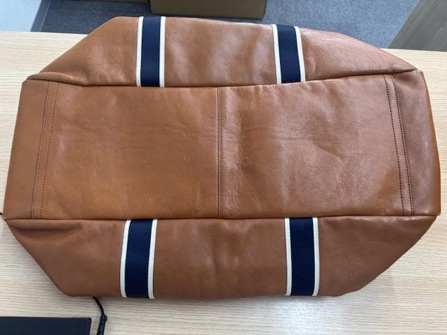 COACH コーチ F70561 ボストンバッグ レザー ブラウン×ネイビー