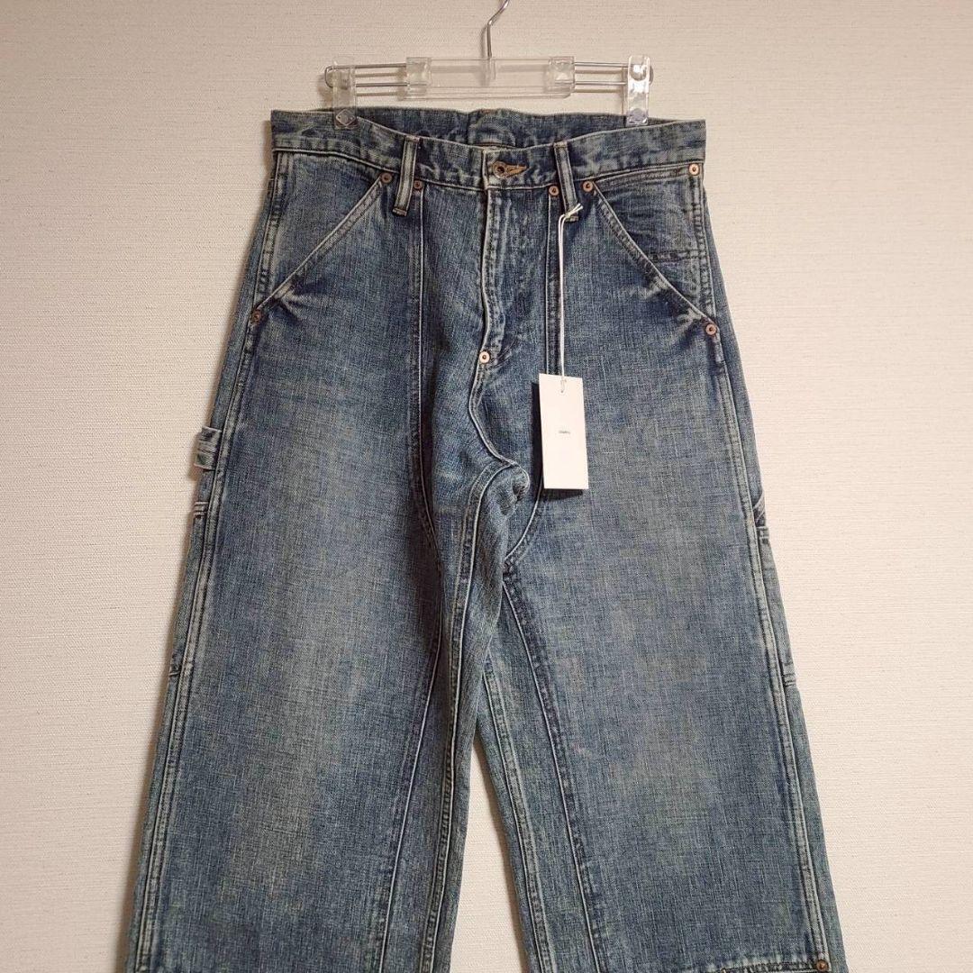 シュガーヒル SUGARHILL フェイデッドペインターダブルニートラウザーズ