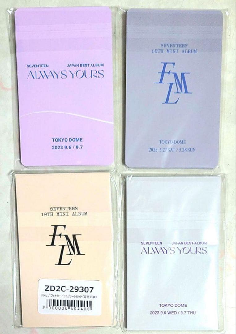 SEVENTEEN セブチ FML Always Yours 東京 会場 トレカ
