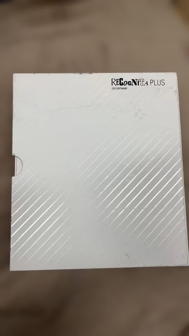 希少 Recognita Plus OCR v1.2 DOS/Win FD