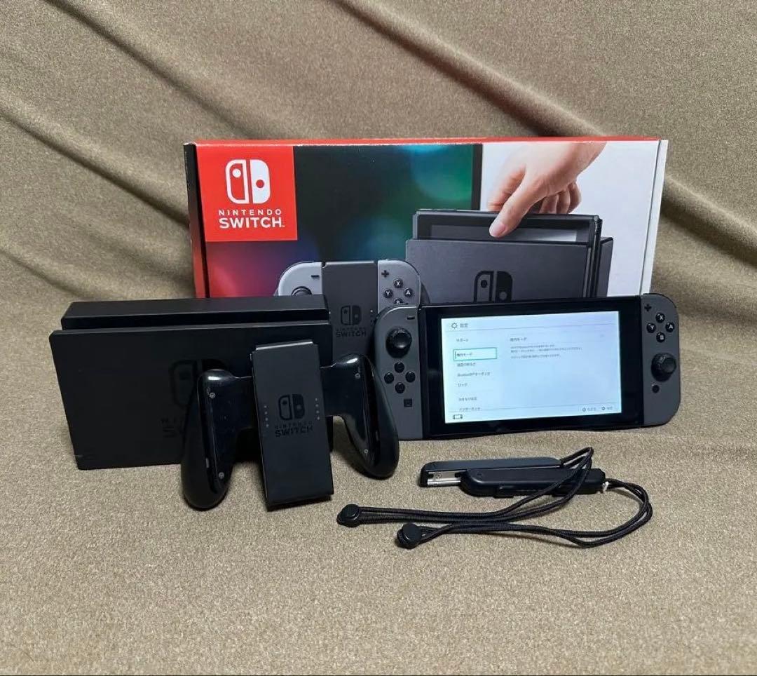 Nintendo Switch グレー 本体 付属品全て有り