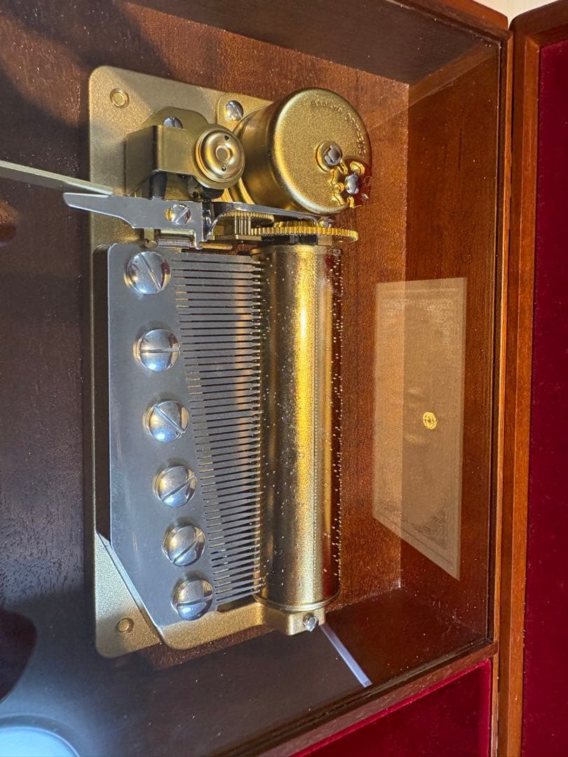 B*i様 SANKYO オルフェウス 高級オルゴール 日本古謡 荒城の月 木製ケ