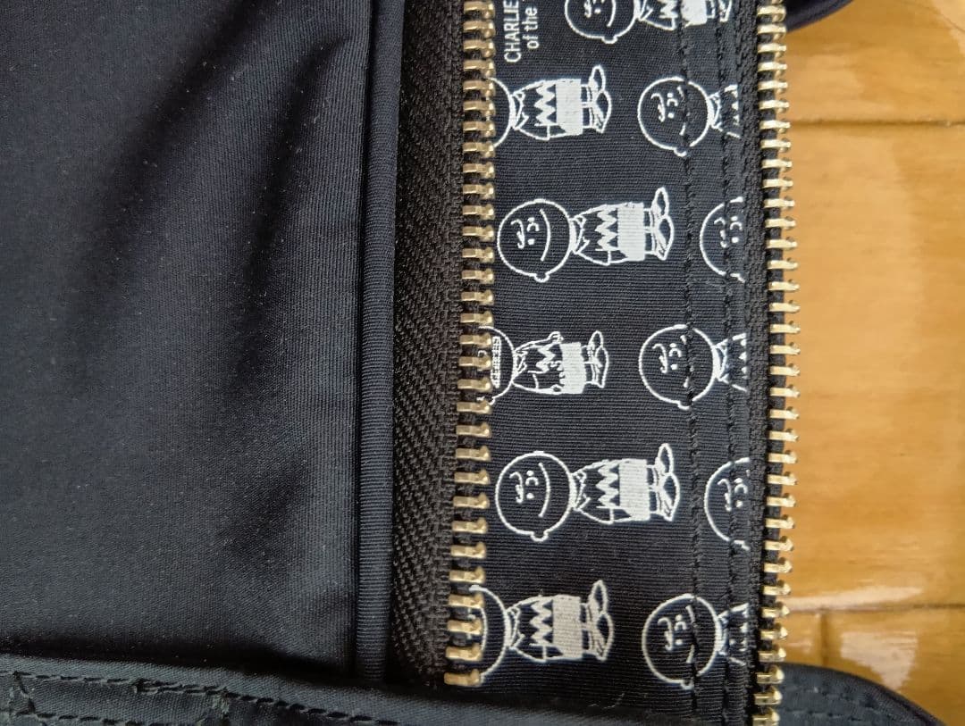 PORTER ブラックビジネスバッグ　スヌーピーコラボ