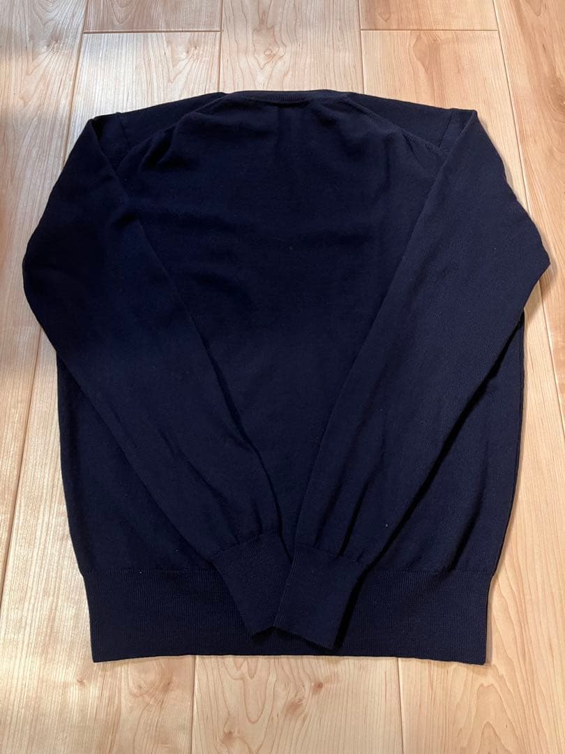 【当日または翌日発送】 MAISON KITSUNÉ ネイビー セーター S