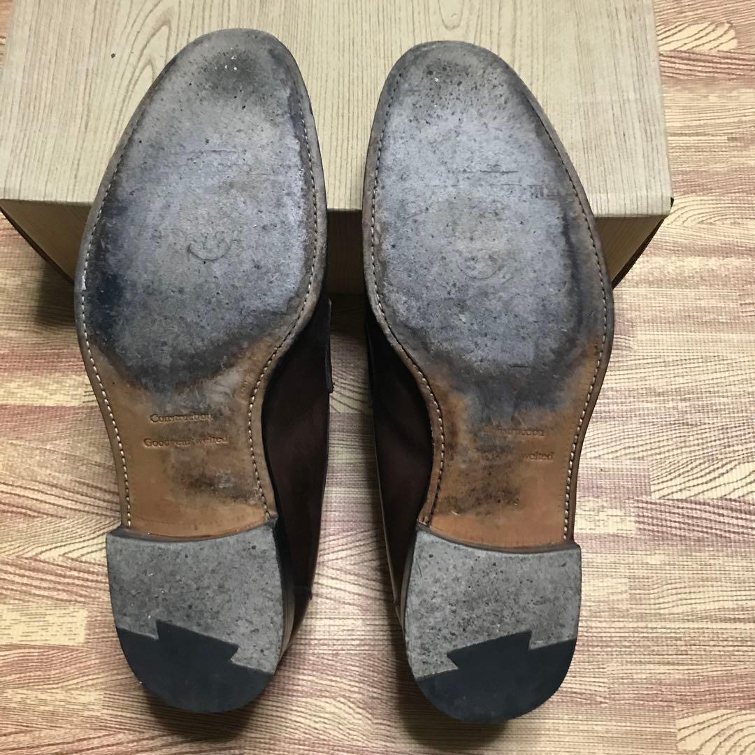 ユニオンインペリアル　ローファー　ブラウン　25.5相当　7 1/2