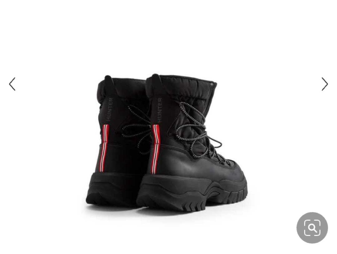 【新品】HUNTER ハンター レースアップ ブーツ スノーブーツ 25cm