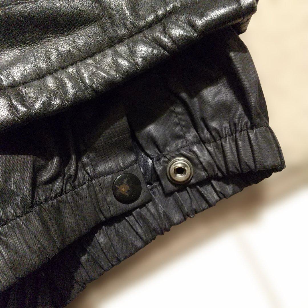 90年代 レザーオーバーオール