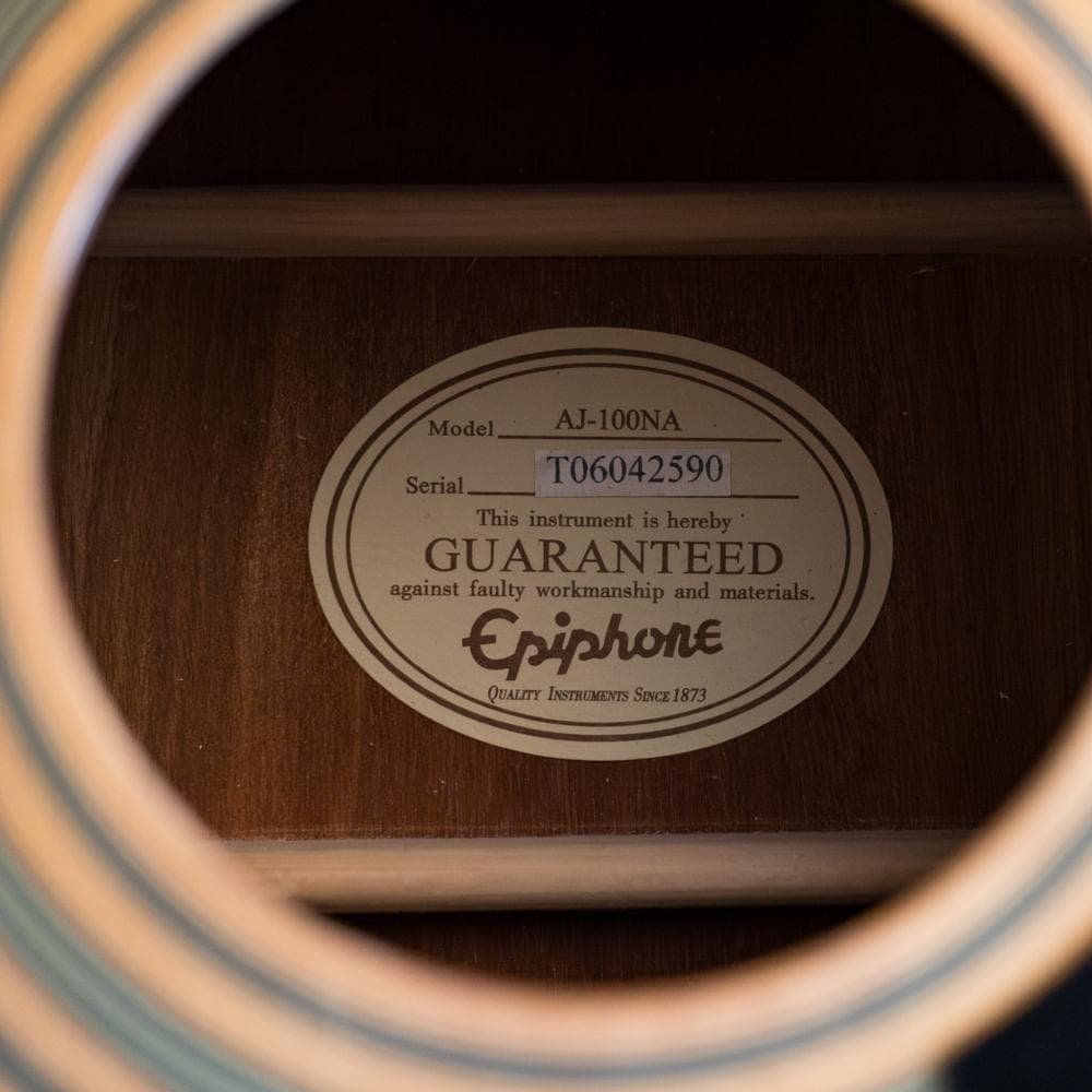 Epiphone AJ-100 2006年 極上新同品