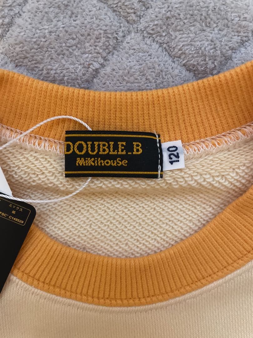 【新品未使用】DOUBLE.B カラフルトレーナー 120cm