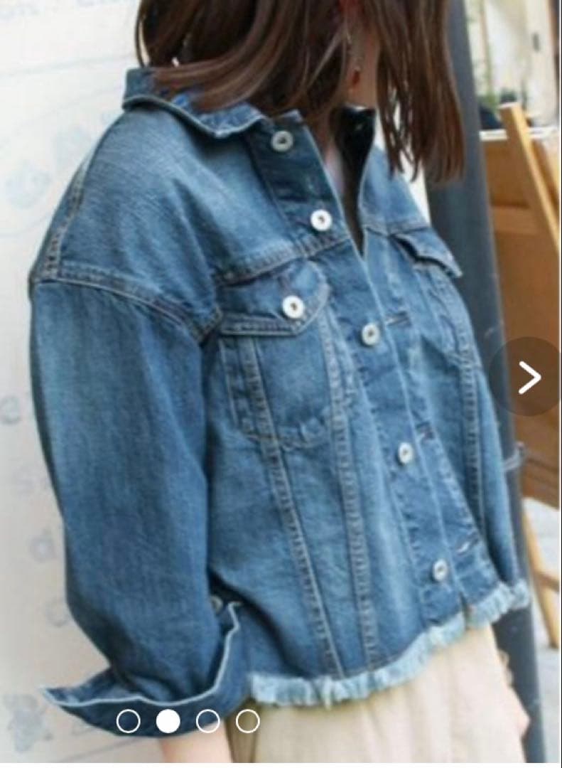 LE DENIM ブルーデニムジャケット Fサイズ