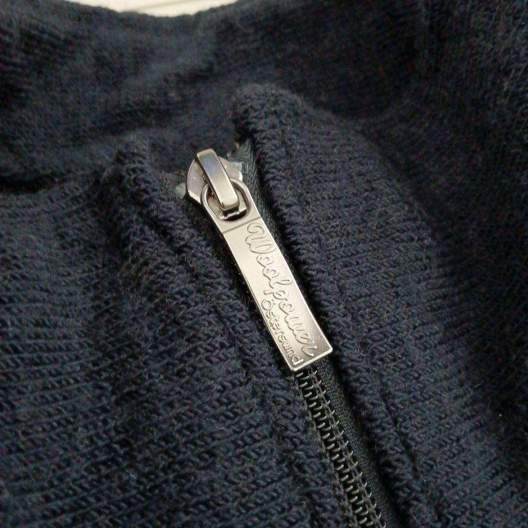 ウールパワー フルジップ ジャケット 400 サイズM ネイビー