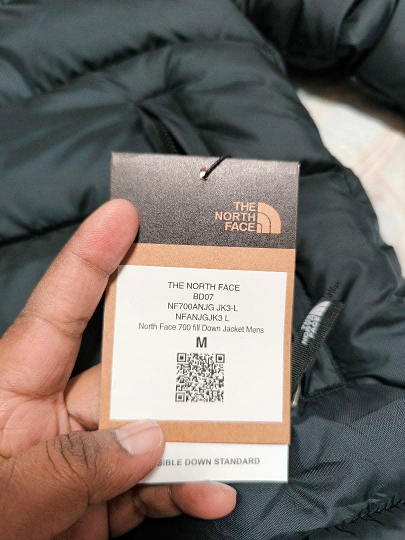 ジャケット・アウター THE NORTH FAC E Black, DownJacket Size M