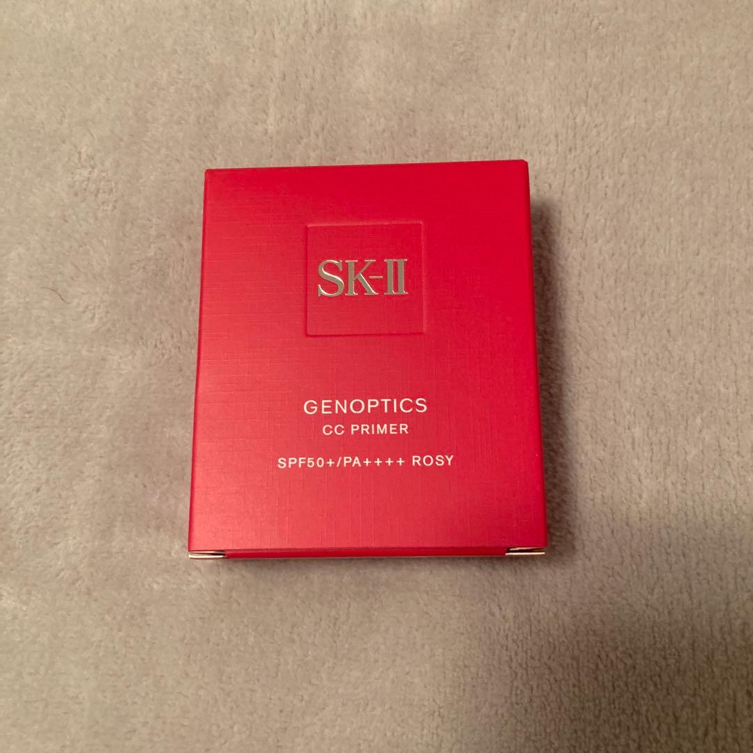 【新品】SK-II ジェノプティクスCCプライマー　ロージーピンク（人気色）