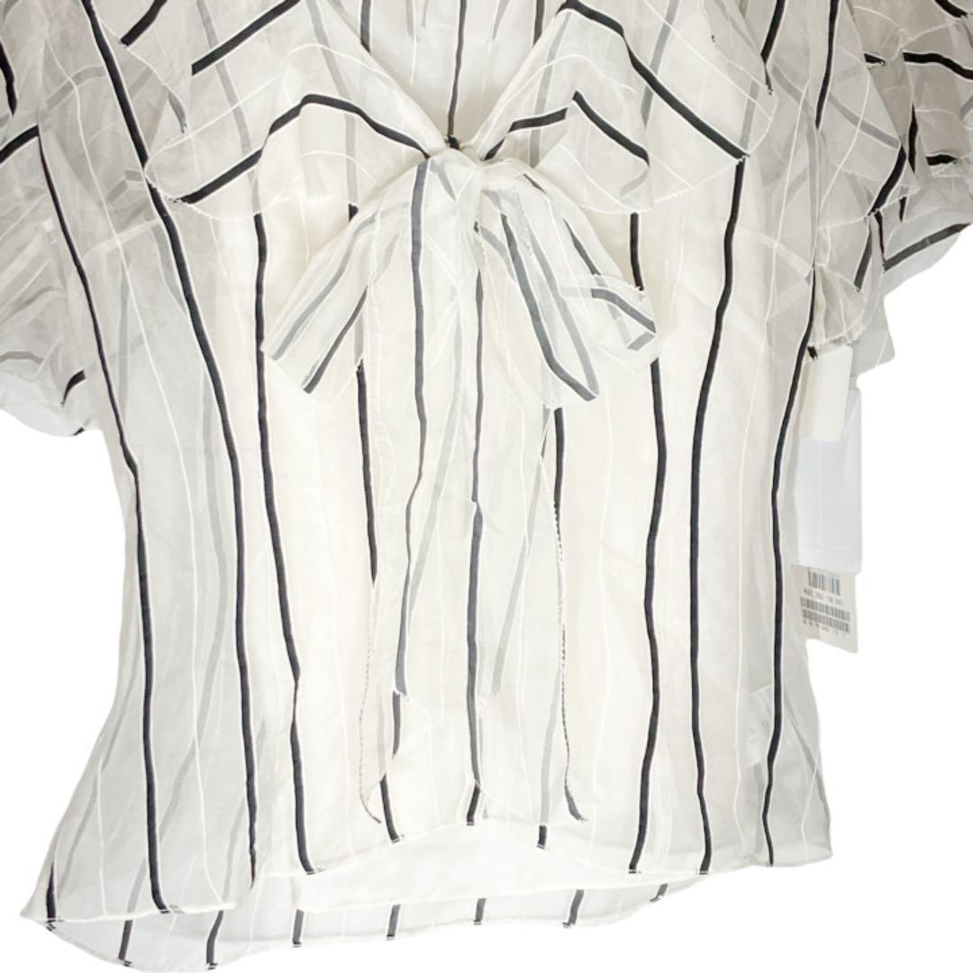 ラルフローレン【7】レディースカットソー 白 黒 シルク コットン 超美品