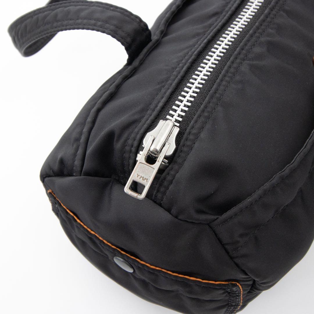 A118【ポーター／タンカー】ミニボストンバッグ　ダッフル　ナイロン　ブラック