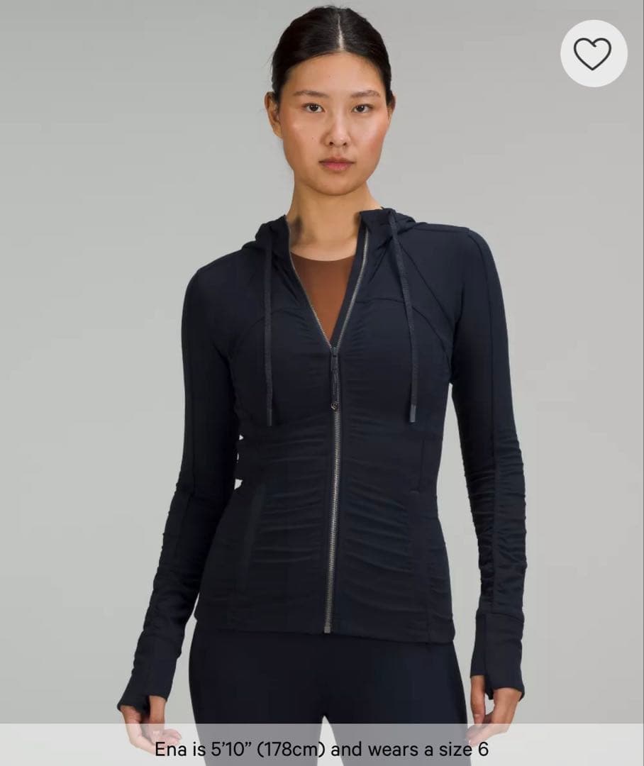 【レア品】ルルレモン　Nuluフード Define Jacket ブラック