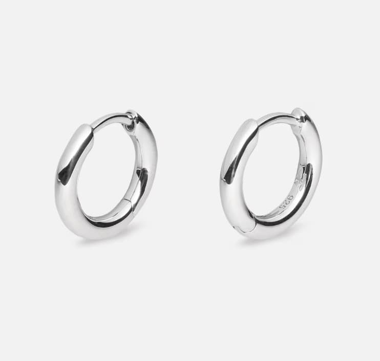 新品正規品【Tom Wood】Classic Hoops ピアス シルバー