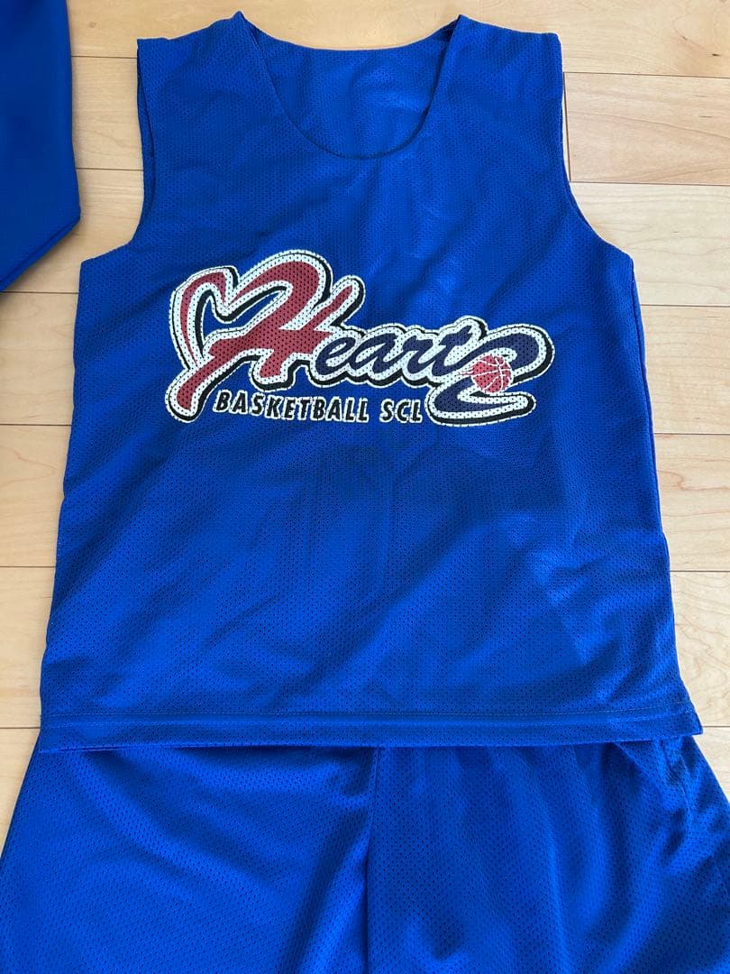 ハーツ バスケットボール ユニフォームセット サイズ145