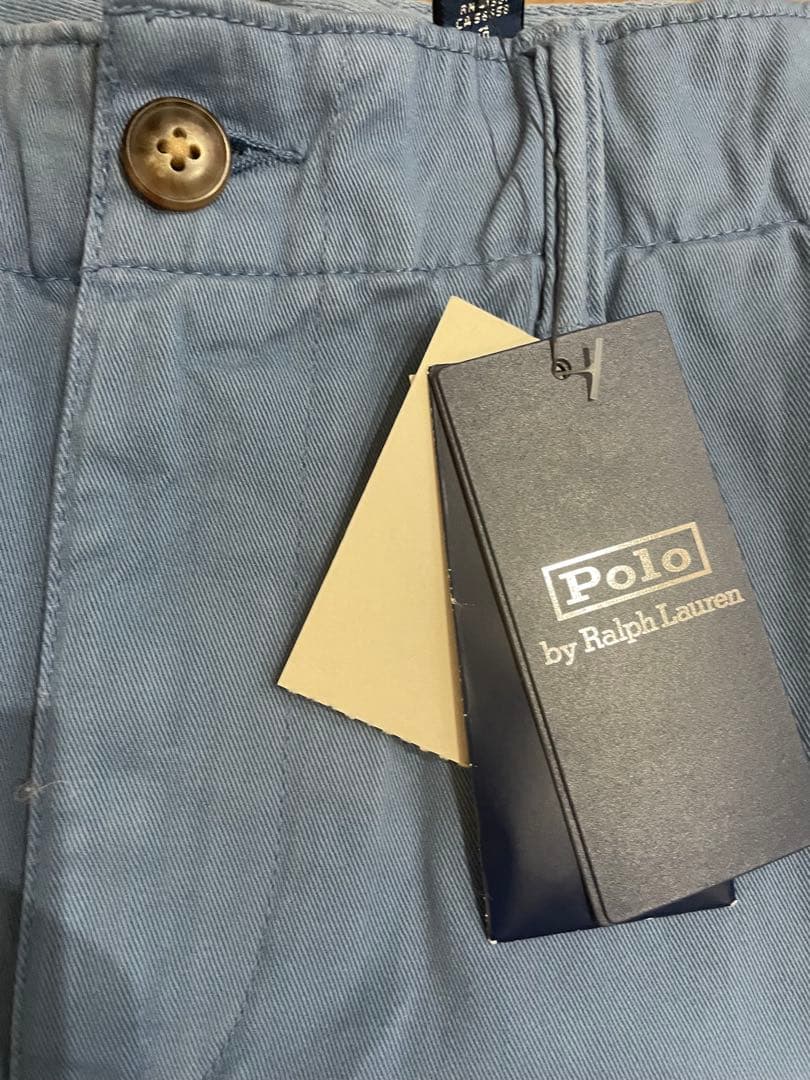 新品　Polo by Ralph Lauren 水色 ショートパンツ サイズ0