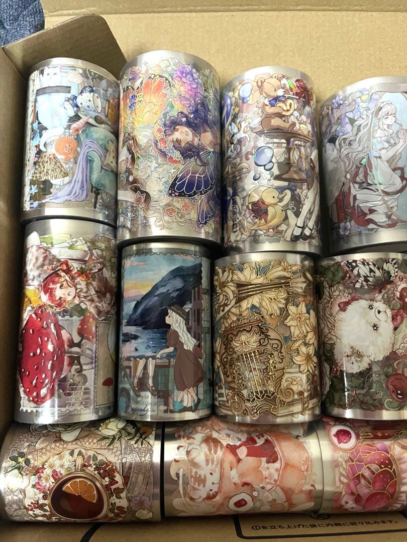 ④PETテープ　まとめて　マスキングテープ　海外　くま　女の子