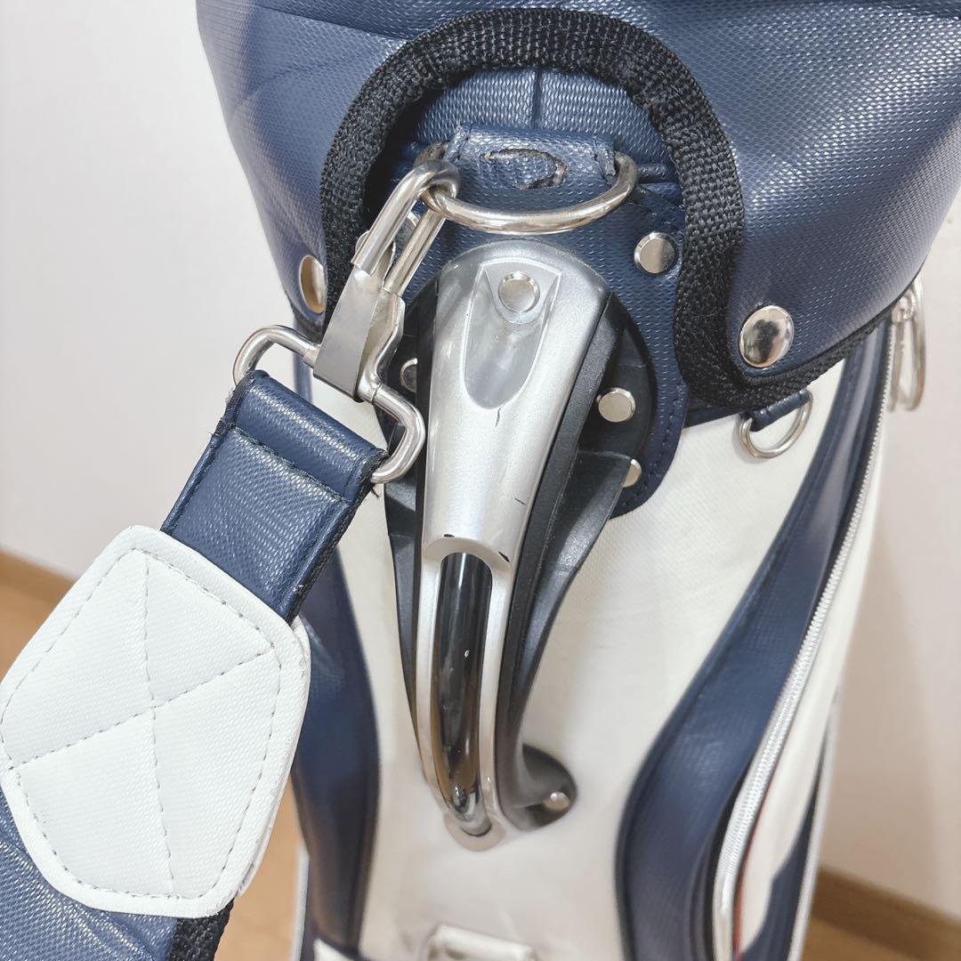 K434 XXIO ホワイトネイビー キャディバッグ