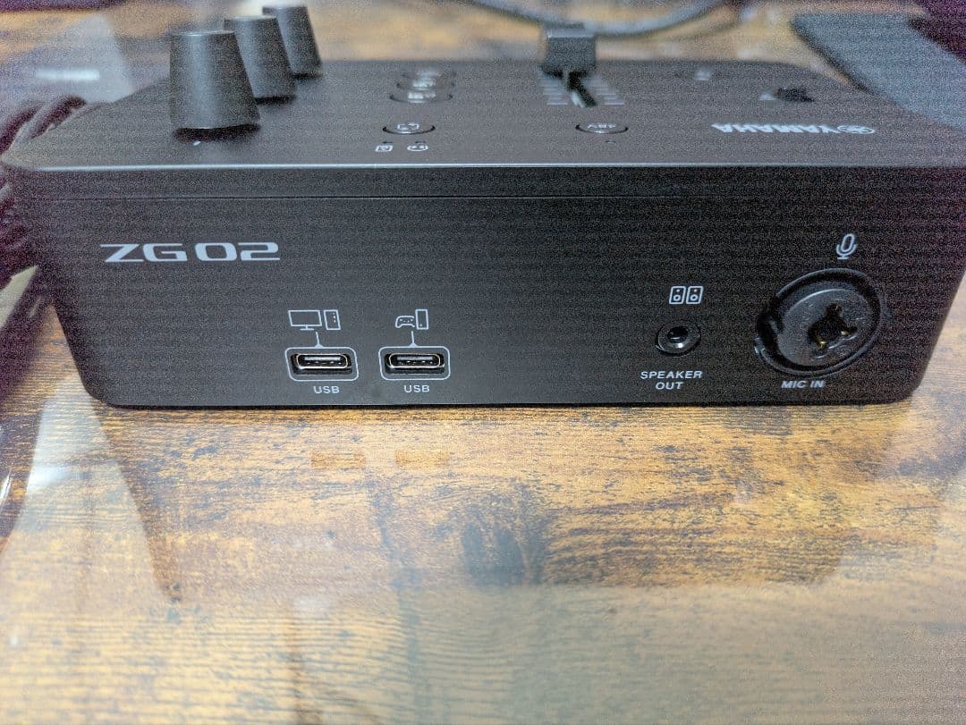 YAMAHA ZG02 オーディオインターフェース 配信用オーディオミキサー