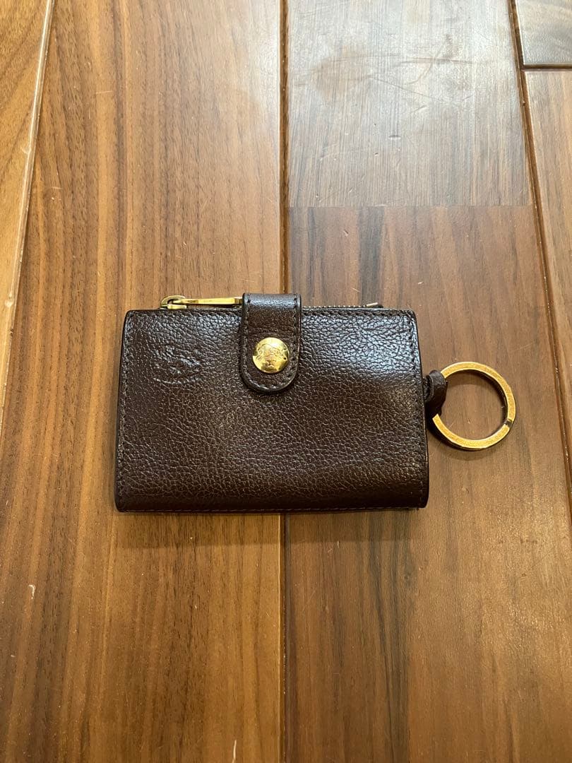 IL BISONTE イルビゾンテ キーケース パース ダークブラウン