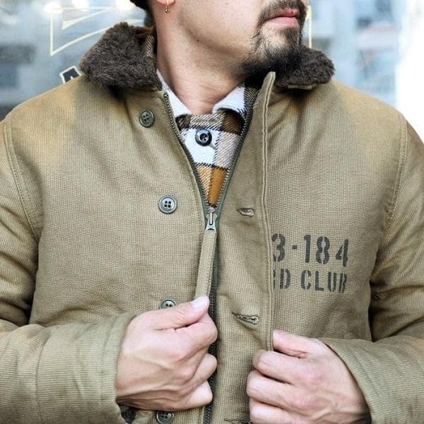 希少 極美品 WEIRDO N-1 デッキジャケット カーキL GLADHAND