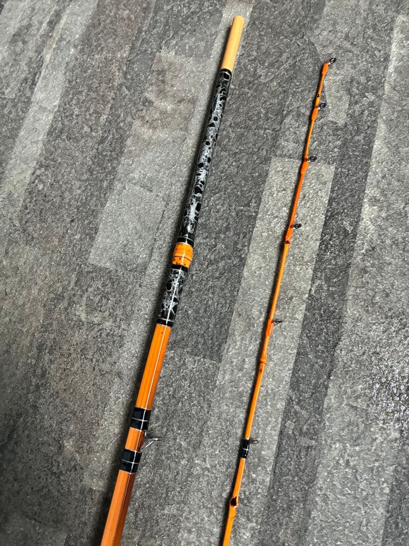 自作全竹軟調子和竿