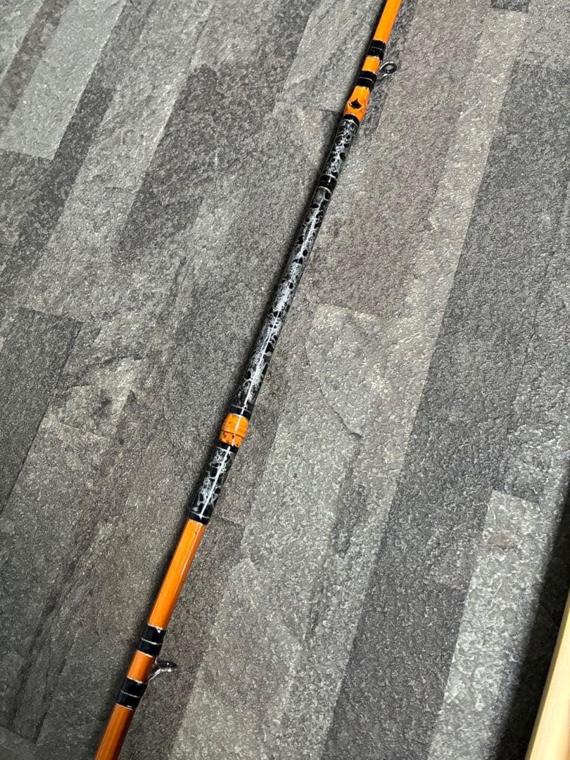 自作全竹軟調子和竿