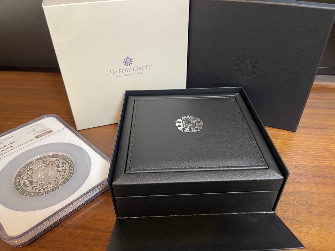 2023年イギリス チャールズ3世の戴冠式 5oz 10ポンド銀貨