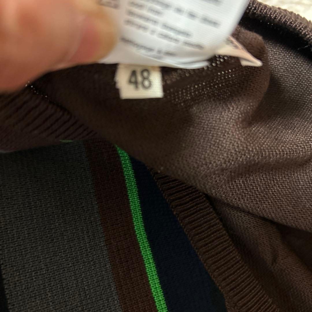 CELINE ストライプ ノースリーブベスト