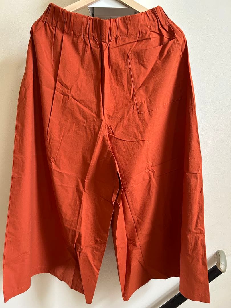 遠州織物HUIS. 502 スカートパンツ　テラコッタ　新品タグ付