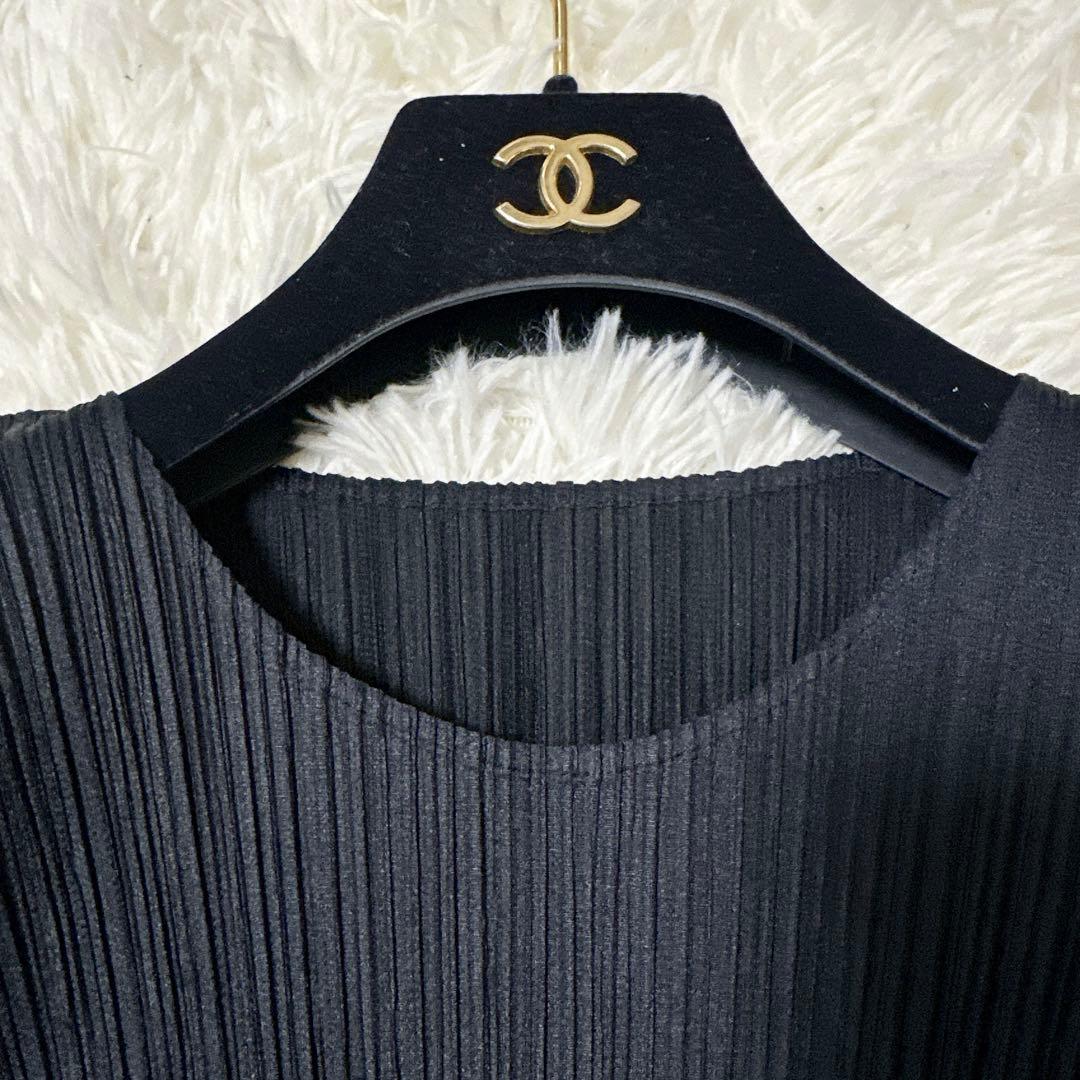 ISSEY MIYAKE イッセイミヤケ プリーツ 長袖 カットソー 黒