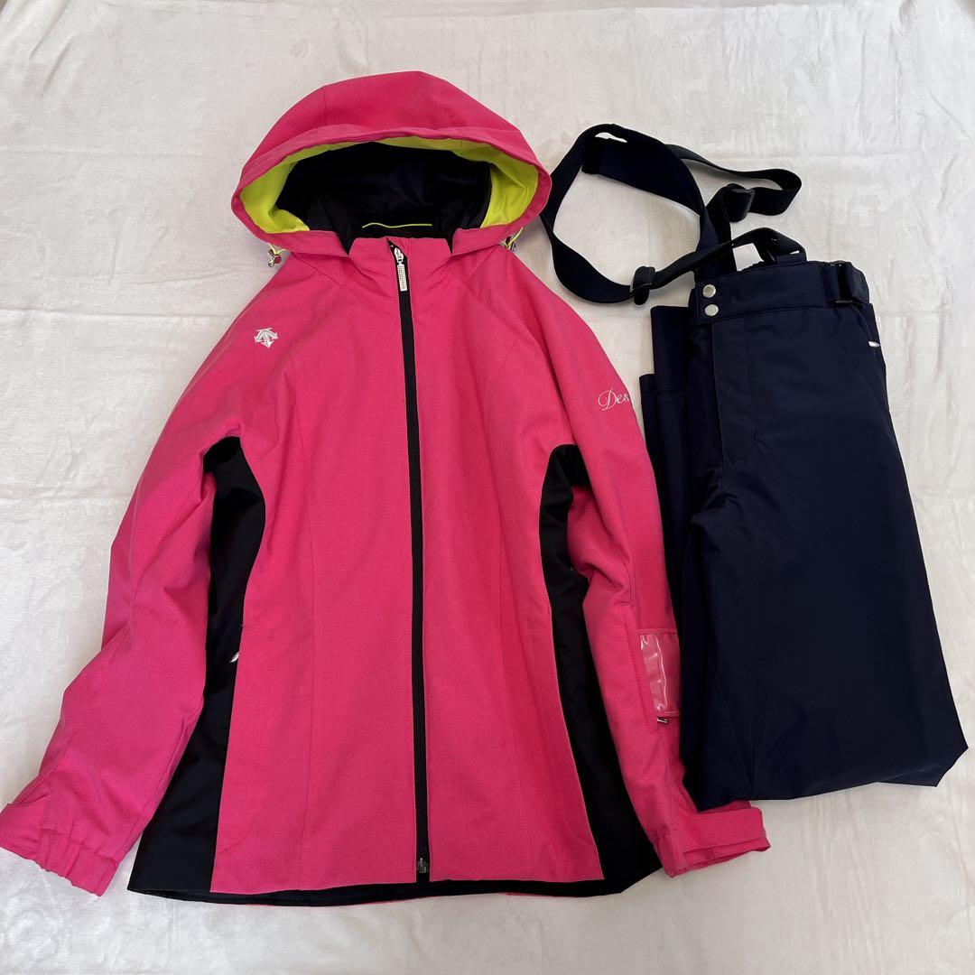 DESCENTE デサントスキーウェア 上下セット　レディース Oサイズ ピンク