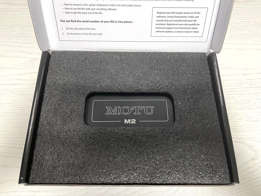 MOTU ( モツ )M2 オーディオインターフェイス