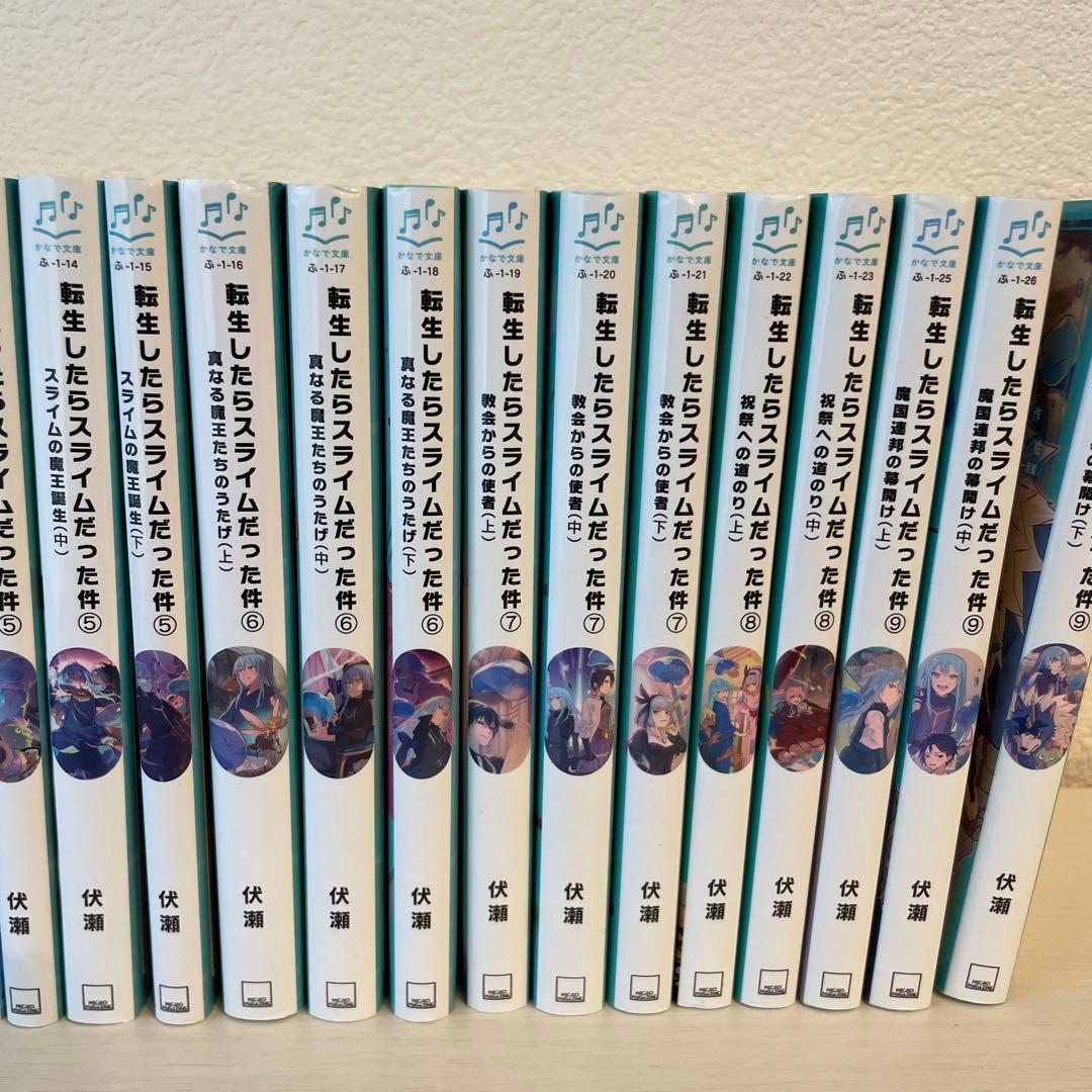 転生したらスライムだった件 最強のスライム誕生!? 1 上 〜 9 下 26冊