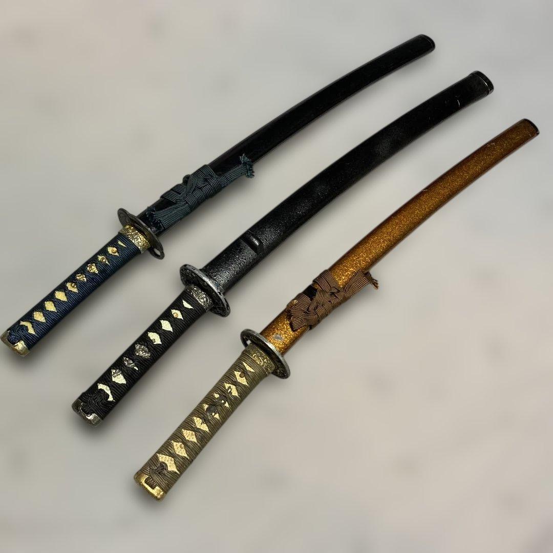 激安脇差模造刀3本セット