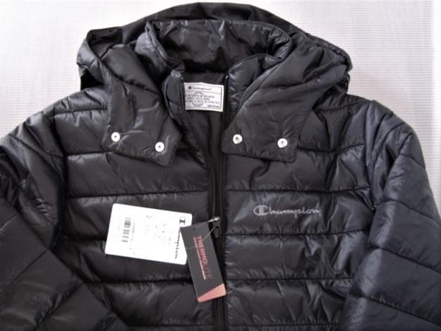 セール27% チャンピオンナイロン 中綿 保温フード ジャケトトフード取り外し