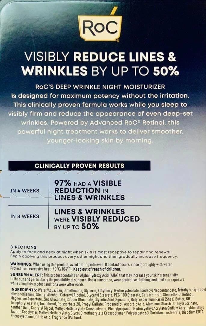 RoC ロック レチノール コレクシオン 増量2 ディープリンクルナイトクリーム