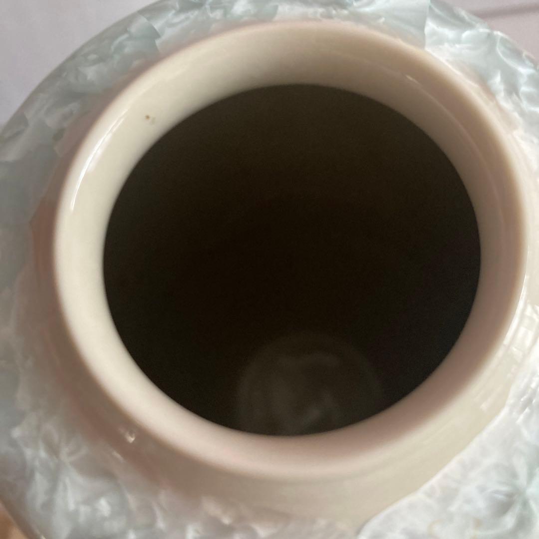 『未使用品』たち吉　京焼・清水焼　結晶釉　月華花生