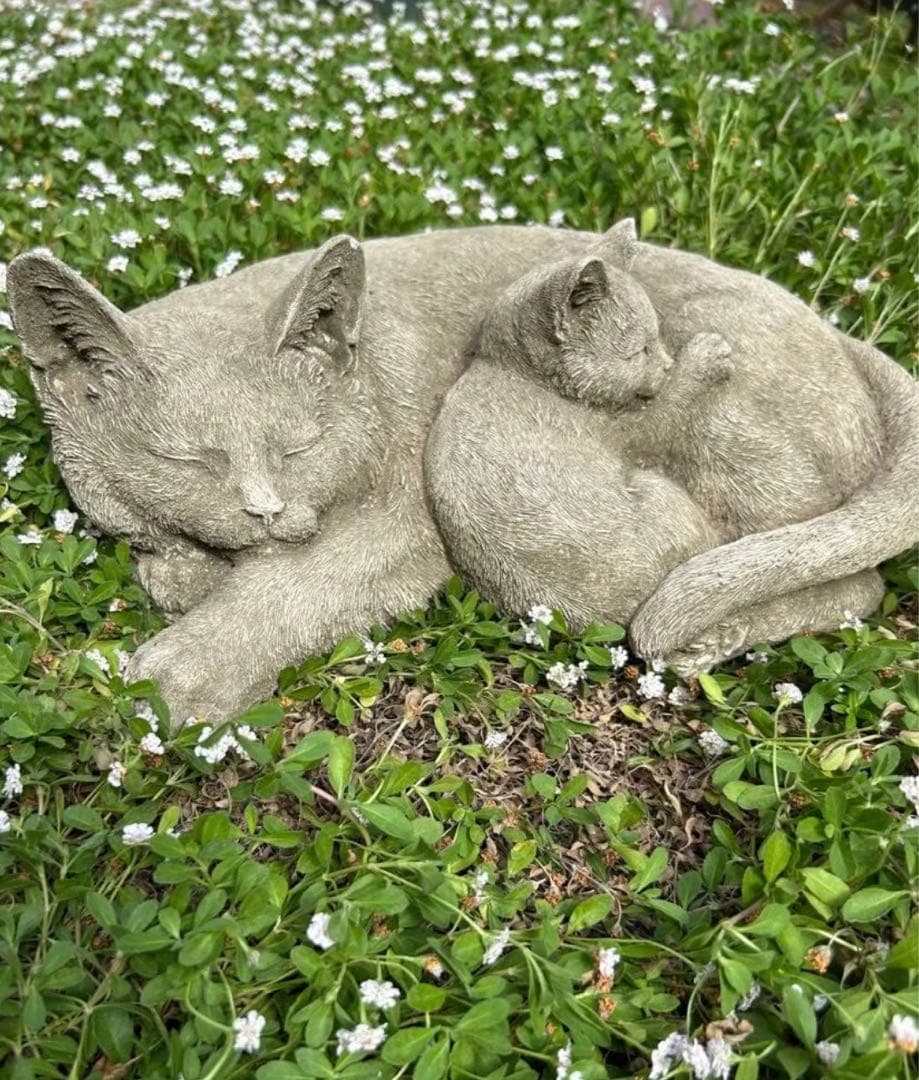 残1。猫の親子　イギリス製