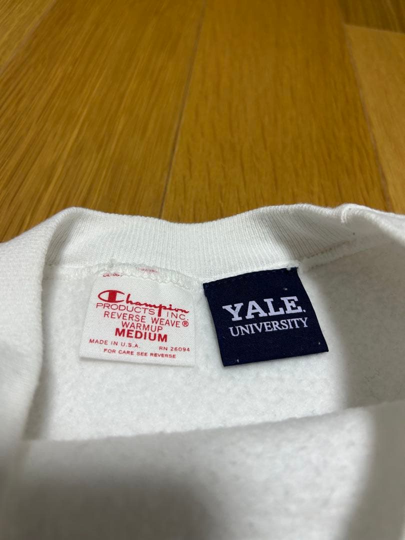 チャンピオン USA YALE 3段 リバースウィーブ スウェット 赤タグ