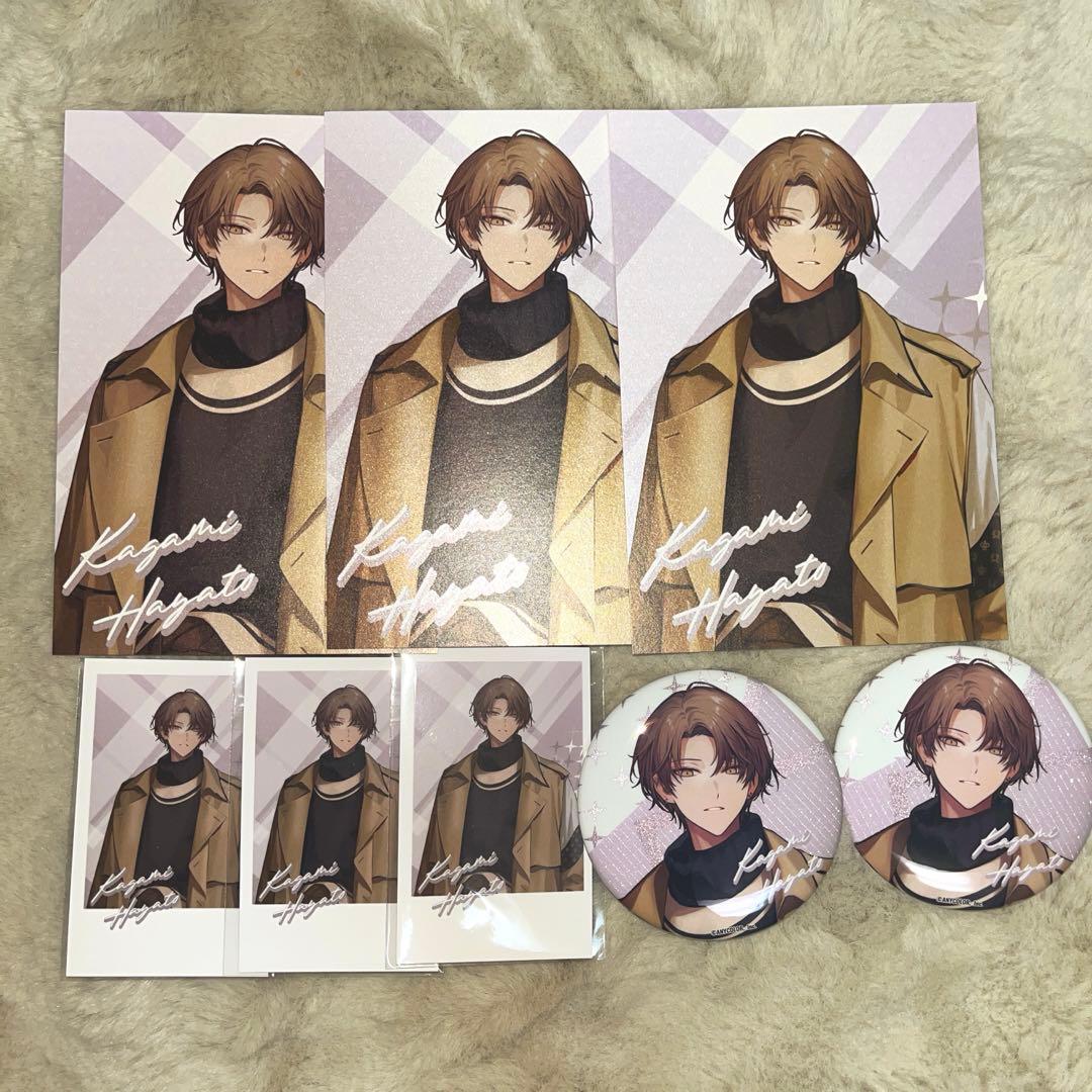 【新品】中国淘宝網 加賀美ハヤト ダブルイレブングッズ缶バッジ チェキ特典ポスカ